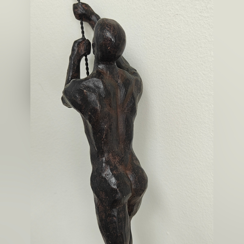 Vintage Metal Climber Wall Art